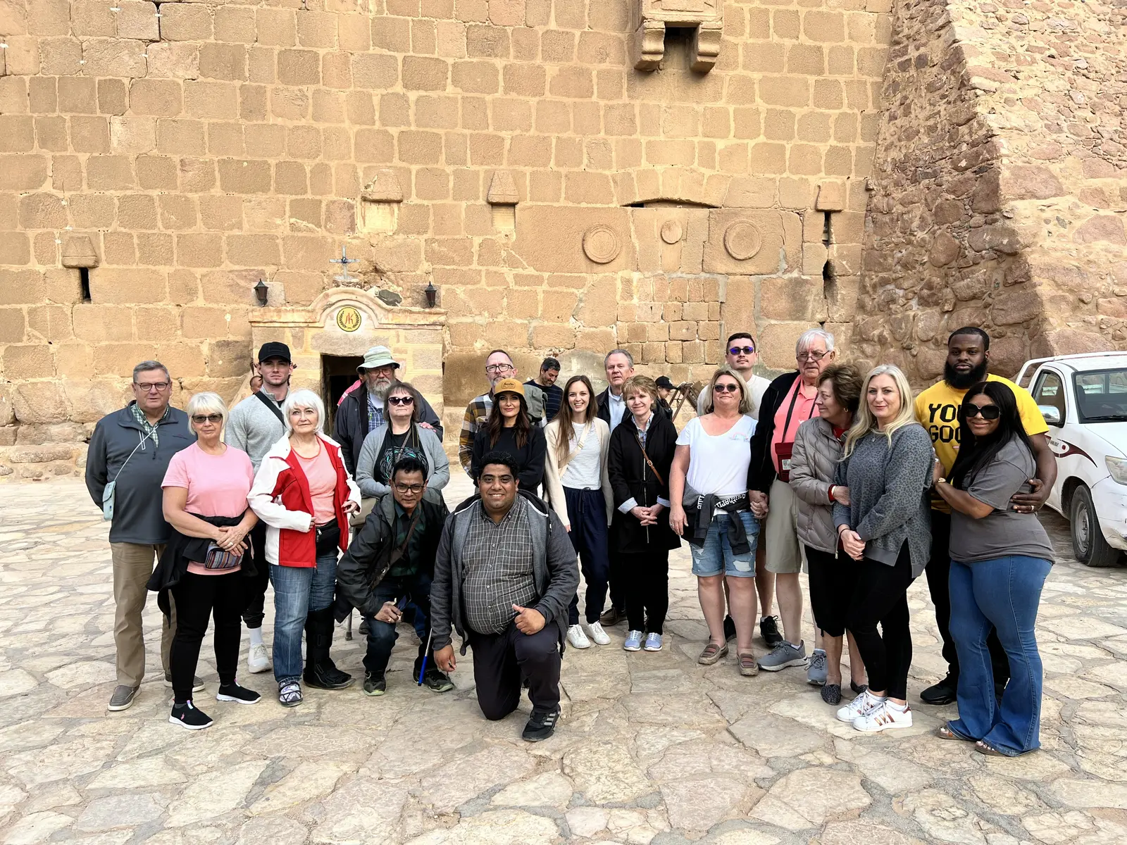 Atenara guests at an ancient heritage site in Luxor