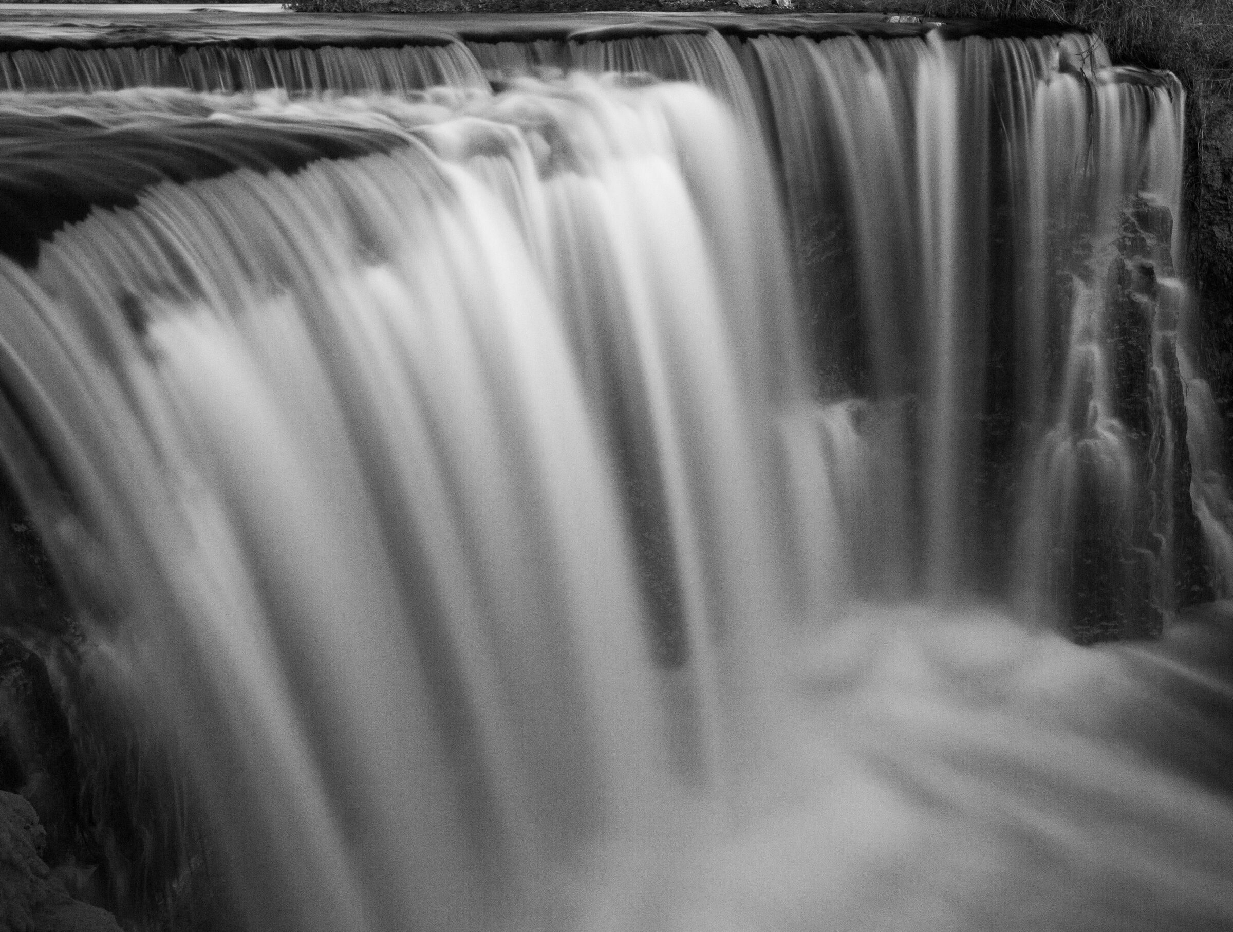 The low waterfalls of Wadi El-Rayan in the Fayoum
