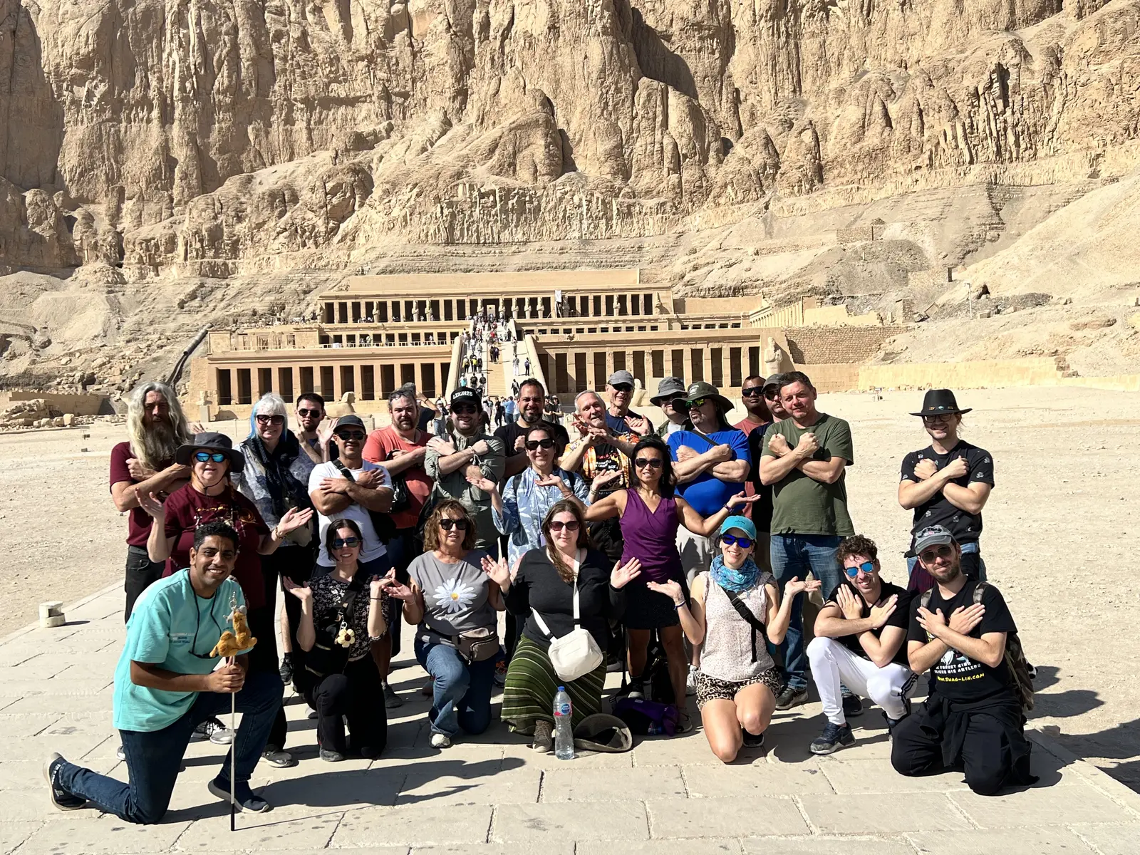 Atenara guests together on Luxor's West Bank