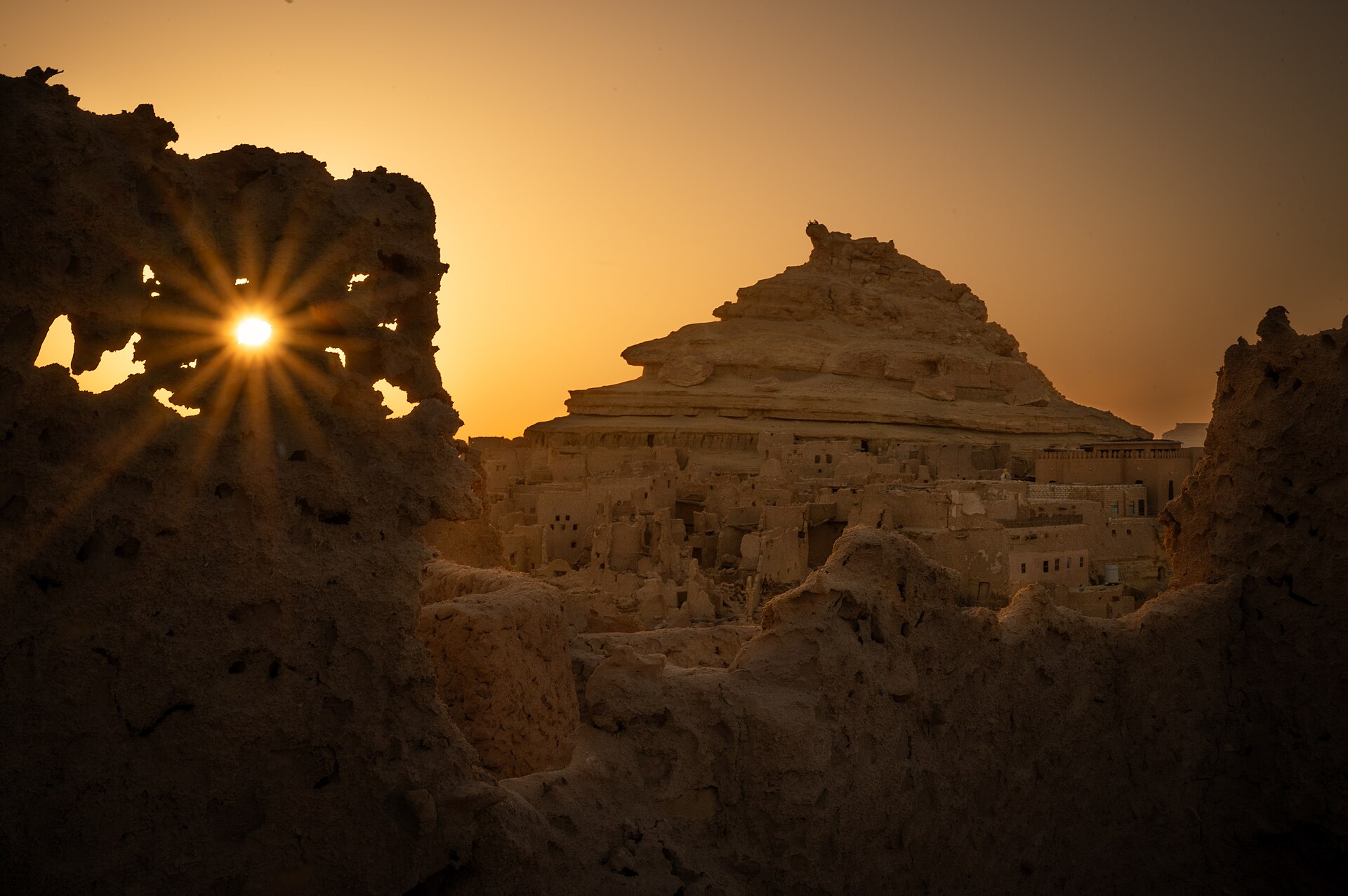 The kershef-built Shali fortress in Siwa Oasis