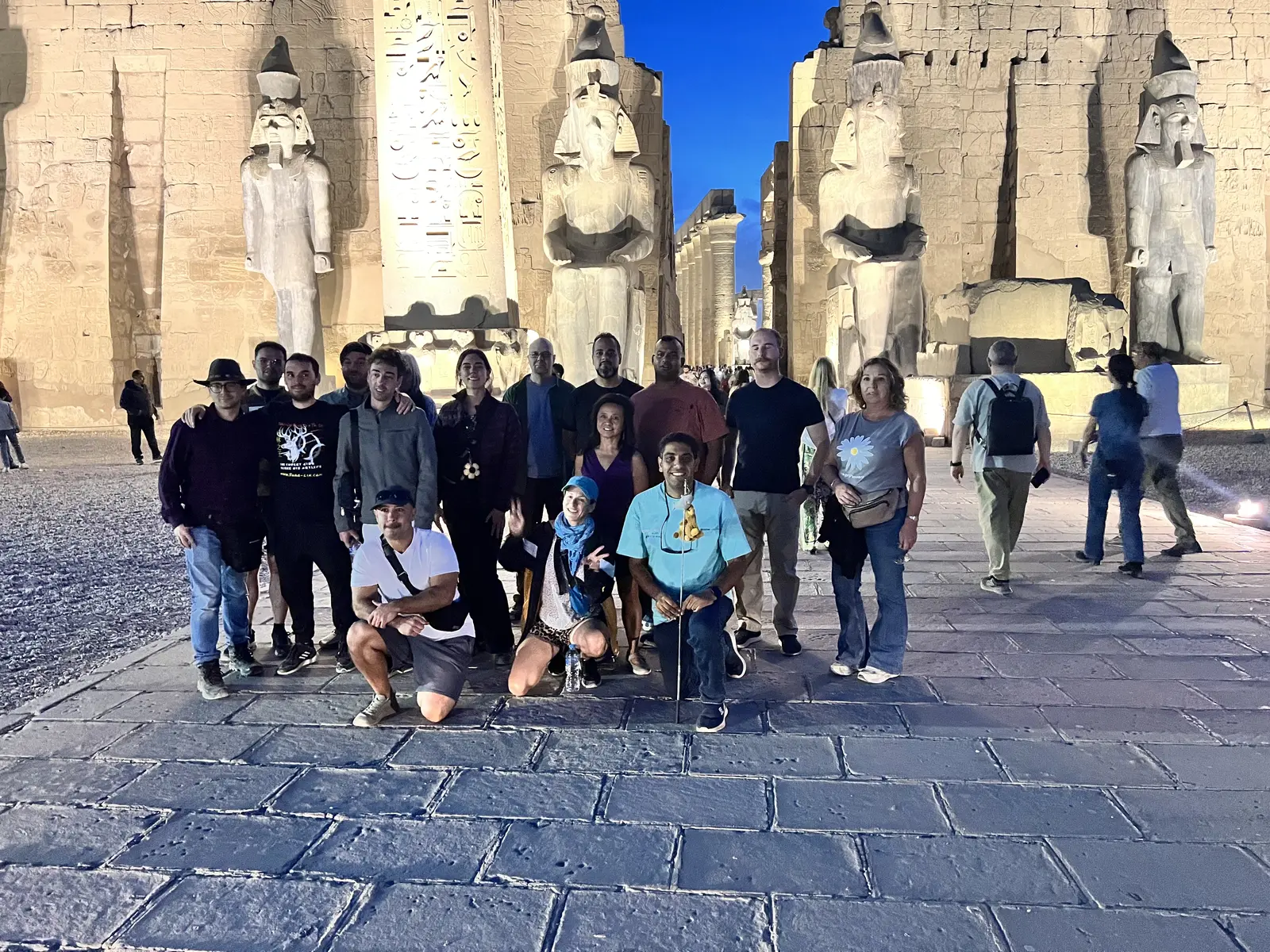 Atenara guests visiting Luxor Temple