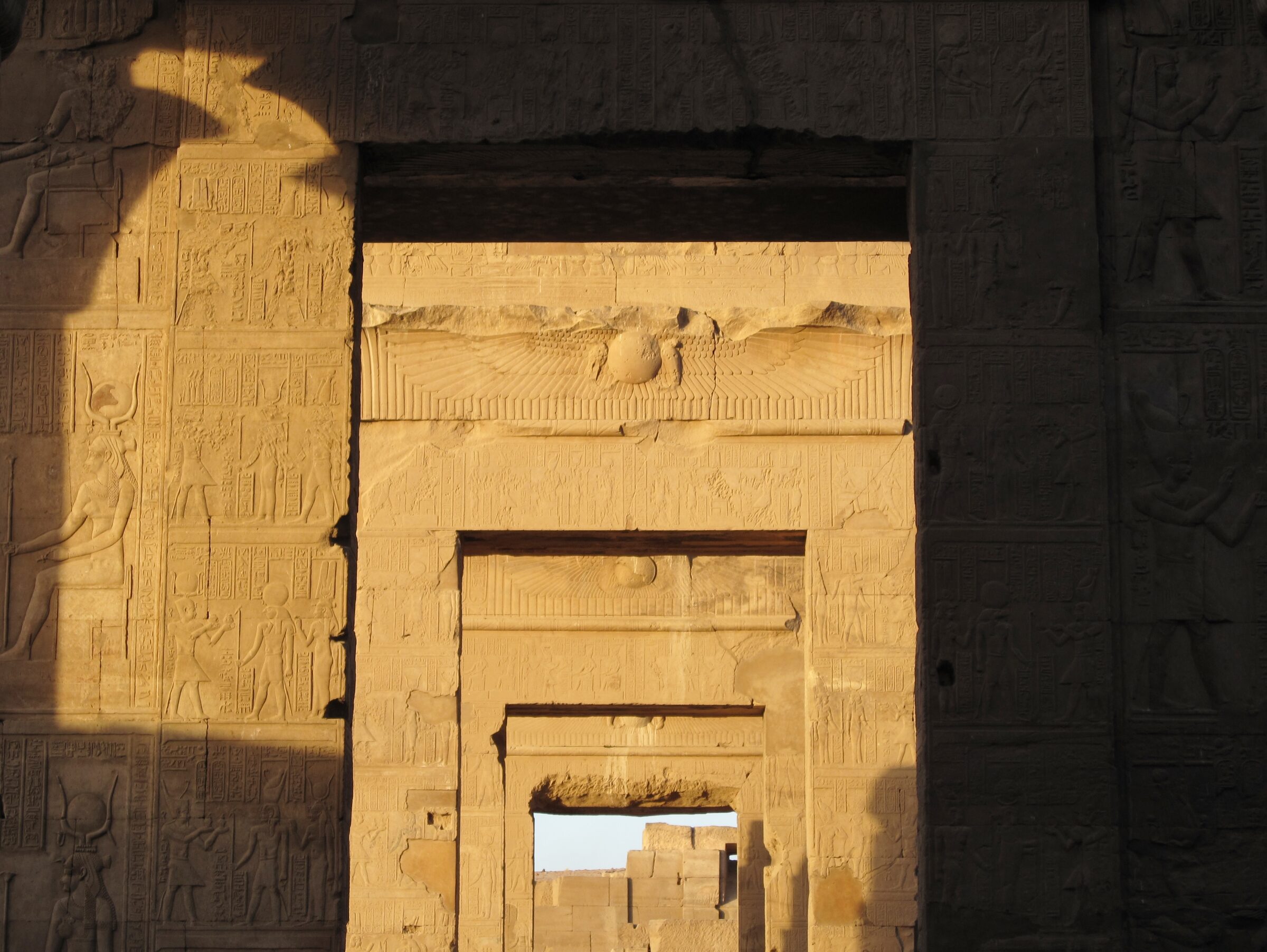 The dual sanctuary at Kom Ombo above the Nile