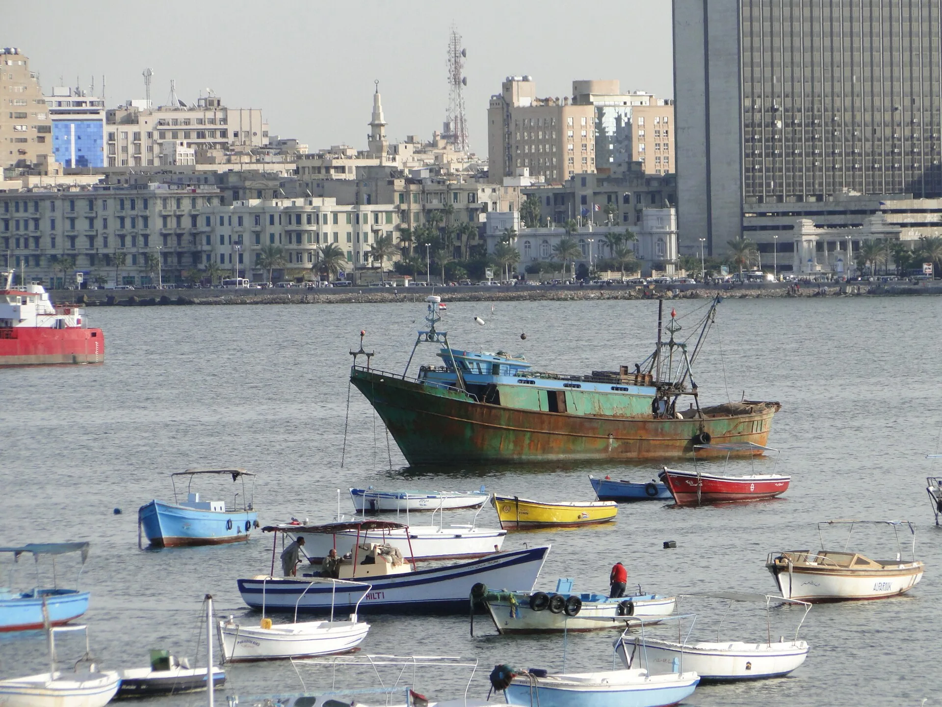 Fishing boats in Alexandria’s Eastern Harbour